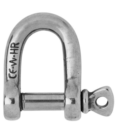 Manille droite Ø8mm libre forgée inox HR (copie)
