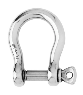 Manille lyre Ø8mm libre forgée inox HR