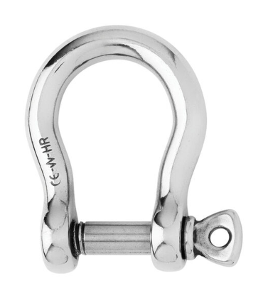 Manille lyre Ø8mm libre forgée inox HR