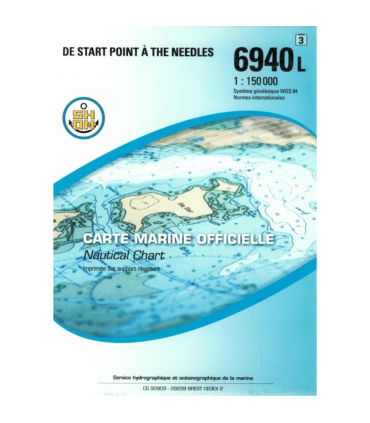 Carte SHOM 6940L - De Start Point À The Needles - DST Au Large Des Casquets
