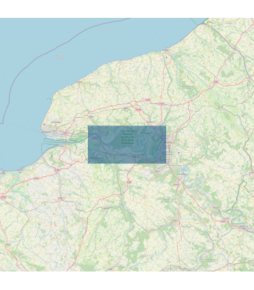 Carte SHOM 7419L - La Seine - Du Havre À Rouen
