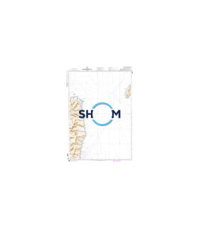 Carte SHOM 6822L - Abords Nord De Bastia