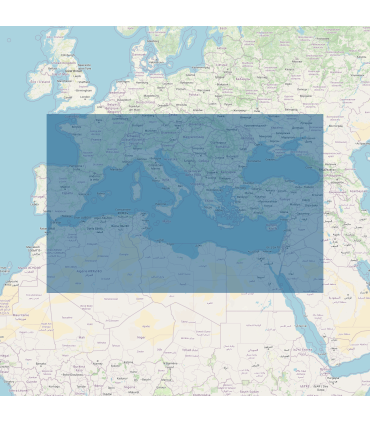 Carte SHOM 7081 - Mer Méditerranée et Mer Noire