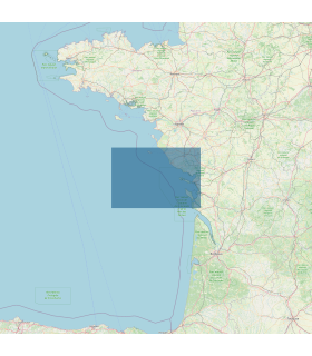 Carte SHOM 7069L - De L’Île D’Yeu À La Pointe De La Coubre - Plateau De Rochebonne