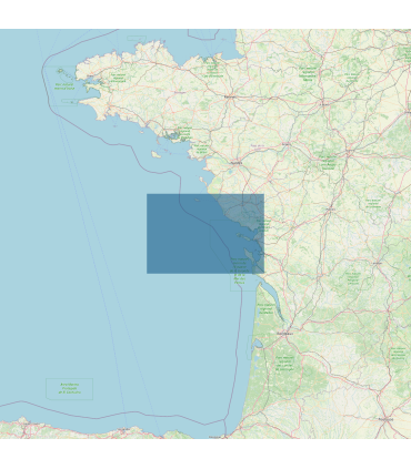 Carte SHOM 7069L - De L’Île D’Yeu À La Pointe De La Coubre - Plateau De Rochebonne