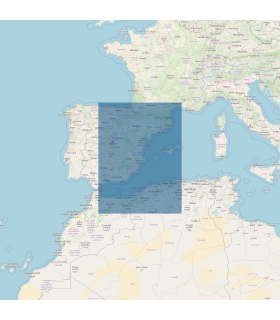 Carte SHOM 7015L - De Gibraltar Aux Iles Baléares