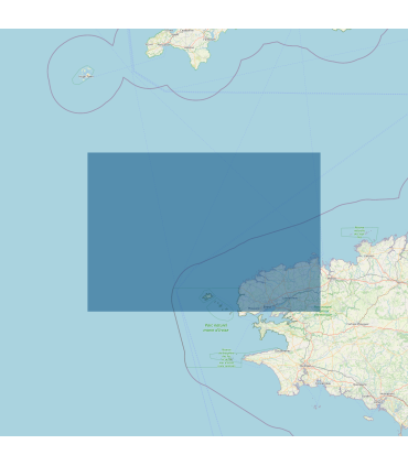 Carte SHOM 6680L - De L’Ile D’Ouessant À L’Ile De Batz