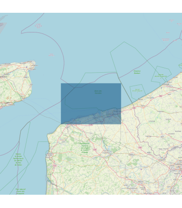 Carte SHOM 6651L - De Calais À Dunkerque