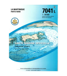 Carte SHOM 7041L - Martinique Nord