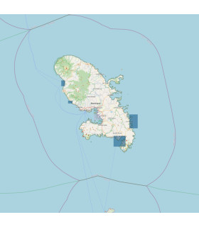 Carte SHOM 7089L - Saint-Pierre, Case-Pilote, Cul-De-Sac Du Marin, Baie Du Vauclin