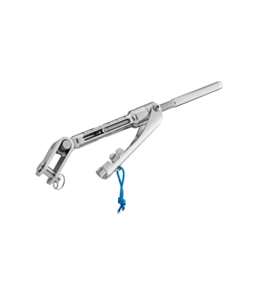 Ridoir inox 6.35mm chape articulée/embout à sertir Ø3mm - Réglage micrométrique QRT