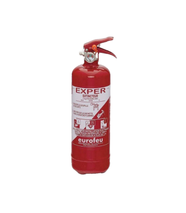 Extincteur à poudre ABC 1kg manomètre percuteur metal