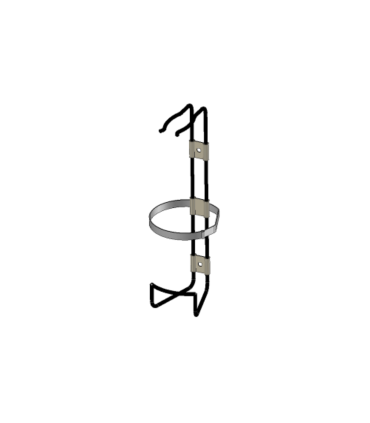 Extincteur à poudre ABC 1kg manomètre percuteur metal