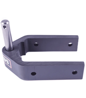 Aiguillot safran Ø10mm 4 trous 38mm