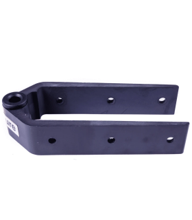 Fémelot safran Ø8mm 6 trous 38mm bagué