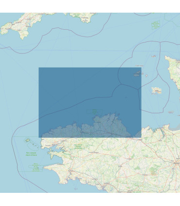 Carte SHOM 6930L - Des Roches De Portsall Au Plateau Des Roches Douvres