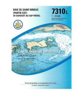 Carte SHOM 7310L - Baie de Saint-Brieuc (partie Est) – De Dahouët au Cap Fréhel