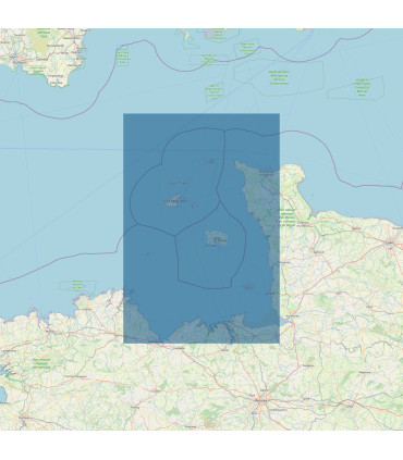 Carte SHOM 6966L - Des Héaux-de-Bréhat au Cap Lévi