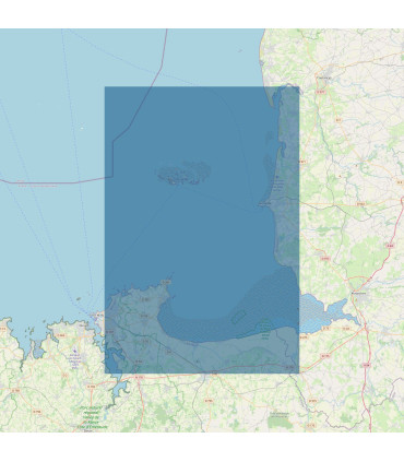 Carte SHOM 7156L - De la Pointe du Grouin à la Pointe d'Agon - Baie du Mont-Saint-Michel & Iles Chausey