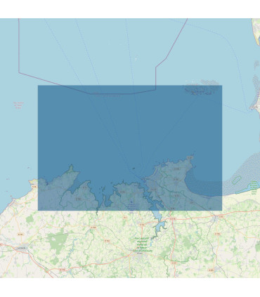 Carte SHOM 7155L - Du Cap Fréhel à la Pointe du Grouin – Approches de Saint-Malo
