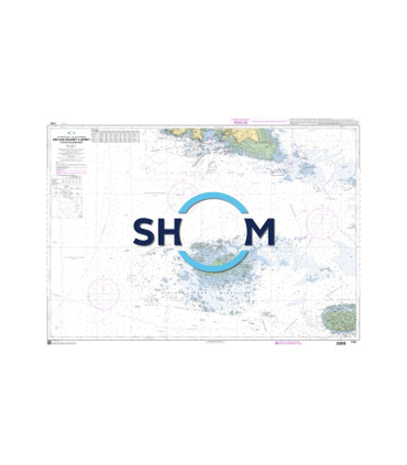 Carte SHOM 7161L - Des îles Chausey à Jersey – Plateau des Minquiers