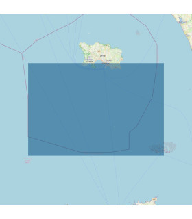 Carte SHOM 7161L - Des îles Chausey à Jersey – Plateau des Minquiers