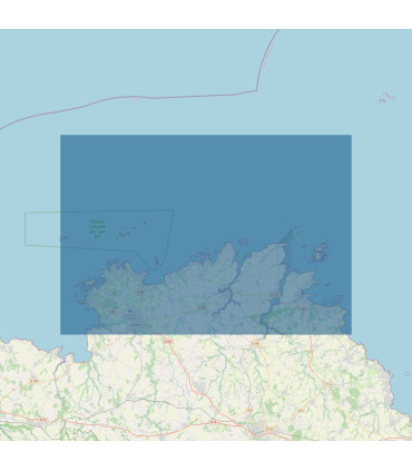 Carte SHOM 7152L - De l'Île Grande à l'Île de Bréhat