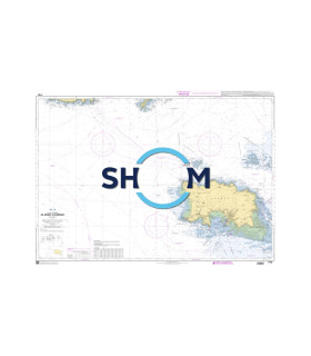 Carte SHOM 7160L - De Jersey à Guernsey
