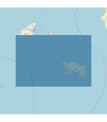 Carte SHOM 7160L - De Jersey à Guernsey
