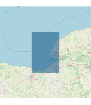 Carte SHOM 7418L - Abords Du Havre Et D’Antifer - Embouchure De La Seine - De Ouistreham Au Cap D’Antifer