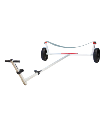 Chariot mise à l'eau alu Topaz roue anti-crevaison Flex