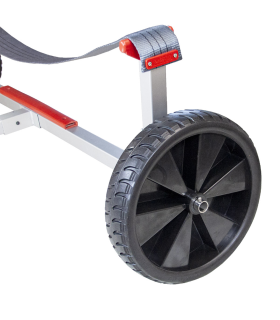 Chariot mise à l'eau alu Topaz roue anti-crevaison Flex