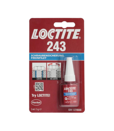 Loctite 243 - Freinfilet bleu démontable - flacon 5 mL