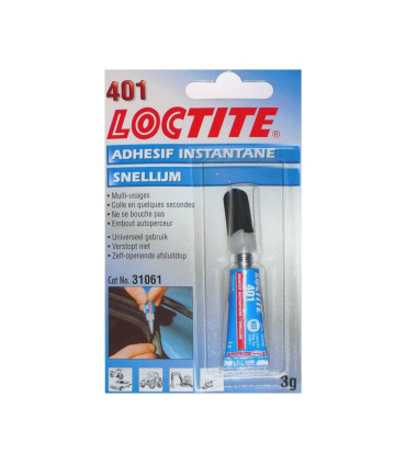 Colle instantanée universelle Loctite 401 – Tube 3g