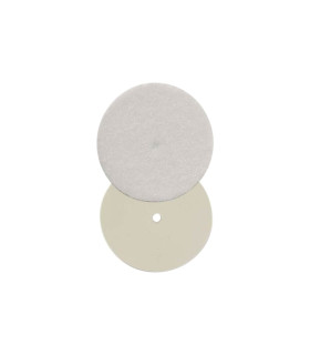 Disques auto-agrippants à visser en polypropylène (lot de 4)