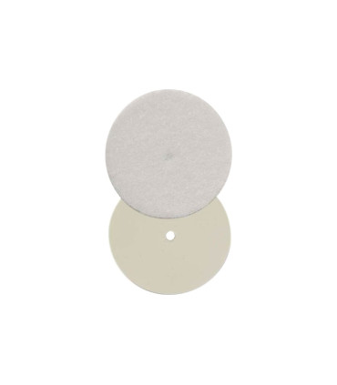 Disques auto-agrippants à visser en polypropylène (lot de 4)
