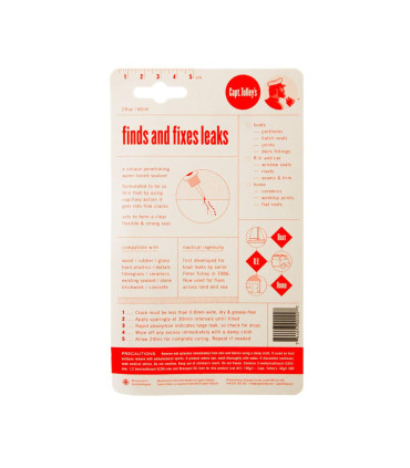 Captain Tolley's Creeping Crack Cure - Mastic liquide anti-fissures