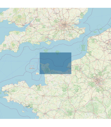 Carte SHOM 6857L - Du Cap De La Hague À Fécamp - Baie de Seine