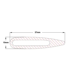 Profil de barre de flèche L0.6m