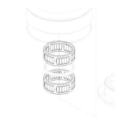 Roulement de poupée 70x82x30mm winch Classic 42 / 44 / 46