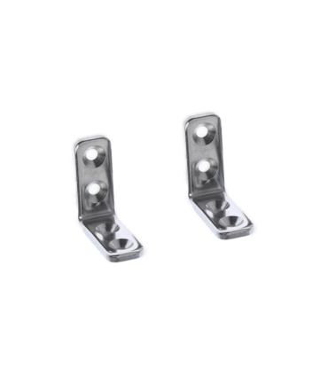 Equerre inox 30x30mm A2 (la paire)
