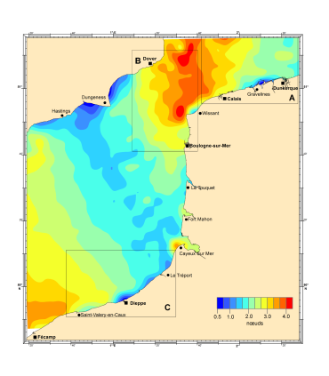 Courants De Marée SHOM :  Pas De Calais/Baie De Somme - De Fécamp À Dunkerque