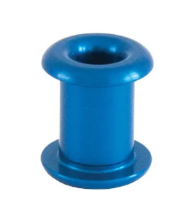 Écubier fileté haut/bas alu 8mm (17-22mm)