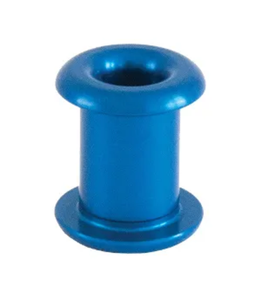 Écubier fileté haut/bas alu 8mm (17-22mm)