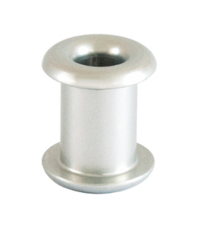 Écubier fileté haut/bas alu 8mm (17-22mm)