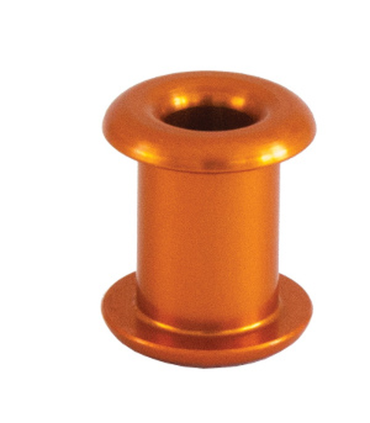 Écubier fileté haut/bas alu 8mm (17-22mm)