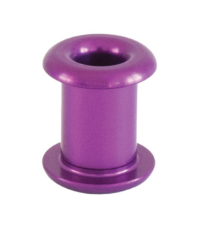 Écubier fileté haut/bas alu 8mm (17-22mm)