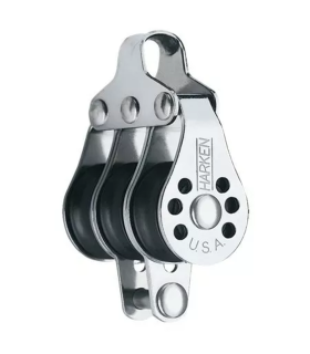 Poulie triple ringot 22mm Micro