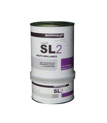 Laque bicomposante SL2 750ml Couleur Vert Tourmaline Date Courte