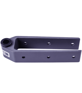 Fémelot safran Ø8mm 6 trous 25mm bagué